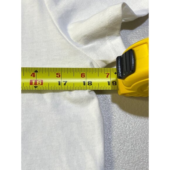 Style & Co Womens Small / Medium (See Measurements) Perf Tee White Graphic Tee - Picture 6 of 9